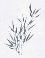 Soft Summer Sketches III Blue Fine Art Print