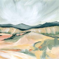 Vermillion Landscape II Fine Art Print