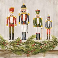 Nutcrackers on a Mantel Fine Art Print