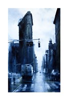 West 23rd Street & 5th Avenue, rain (Flatiron Building) Fine Art Print