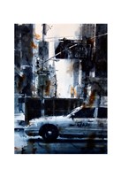 Lincoln Tunnel & 9th Avenue, rain Fine Art Print