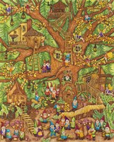 Gnomes Dance Party Fine Art Print