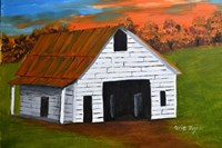 White Barn 2 Fine Art Print
