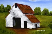White Barn 4 Fine Art Print