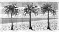 3 Island Palms Fine Art Print