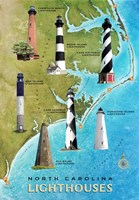 North Carolina Lighthouses Fine Art Print
