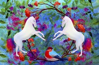 White Horses In My Dream Fine Art Print
