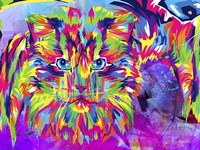 Digital Cat Fine Art Print
