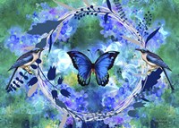 Blue Garden Fine Art Print