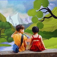 Young Love Fine Art Print