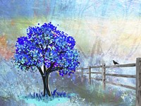 Blue Tree Fine Art Print