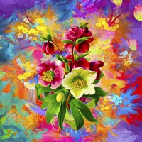Flowers And Colors 1 Fine Art Print