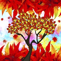 Red Autumn Fine Art Print
