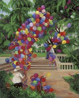 Balloon Men Fine Art Print