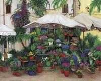 Floral Caffe Fine Art Print