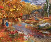 Autumn Cabin Fine Art Print