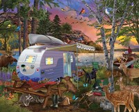 Camp Site Watch Dogs Fine Art Print