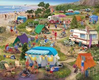 Seaside Cramped Grounds Fine Art Print