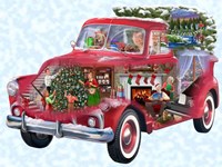 Christmas Truck Fine Art Print