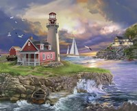 Sunset Point Lighthouse Fine Art Print