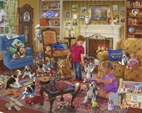 Fun with Puppies Fine Art Print