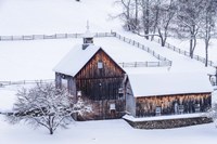 Snow Day on the Farm Fine Art Print