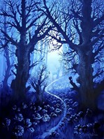 Woodland Stream Gathering Fine Art Print