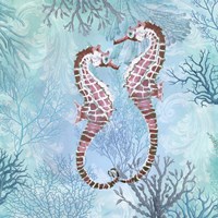 Marine Love Seahorses Fine Art Print
