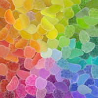 Rainbow Candy Pile Fine Art Print