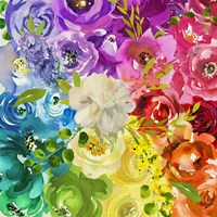 Flower Rainbow Fine Art Print