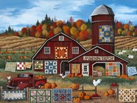 Pumpkin Patch Farm Fine Art Print