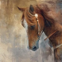 Hair In Her Eyes Fine Art Print