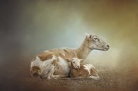 Peaceful Mothers Love Fine Art Print