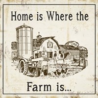 Where The Farm Is A Fine Art Print