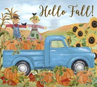 The Pumpkin Patch Truck D Fine Art Print