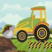 Construction Fun B Framed Print