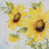 Sunny Flowers B Fine Art Print