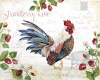 Seasonal Rooster 6 Fine Art Print