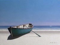 Blue Boat Fine Art Print