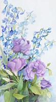 Prarie Gentian and Delphinium Fine Art Print
