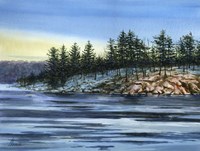 The Cold Bright of Winter Fine Art Print