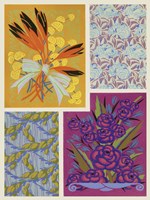 Art Deco Florals I Fine Art Print