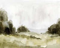 Simple Watercolor Scape II Framed Print