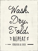 Laundry Room I Framed Print