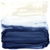 Ocean Brushstrokes I Framed Print