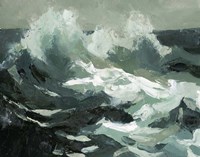 Choppy Ocean View II Fine Art Print