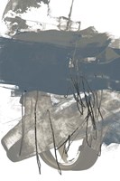 Blue & Grey Swipe I Fine Art Print