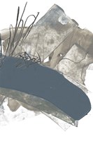 Blue & Grey Swipe III Fine Art Print