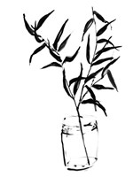 Sumi-e Bamboo II Fine Art Print