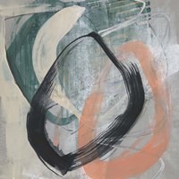 Converging Loops II Framed Print